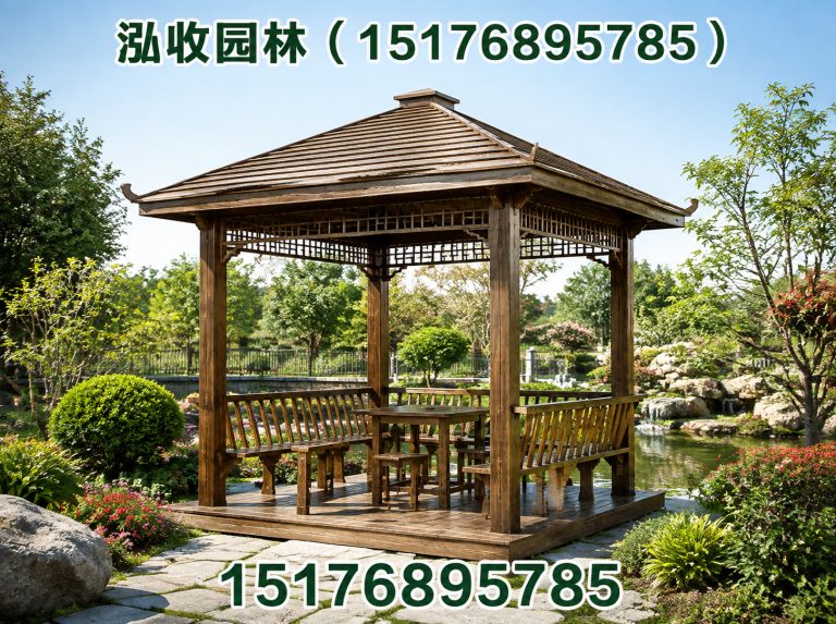 齐齐哈尔防腐木凉亭展示图